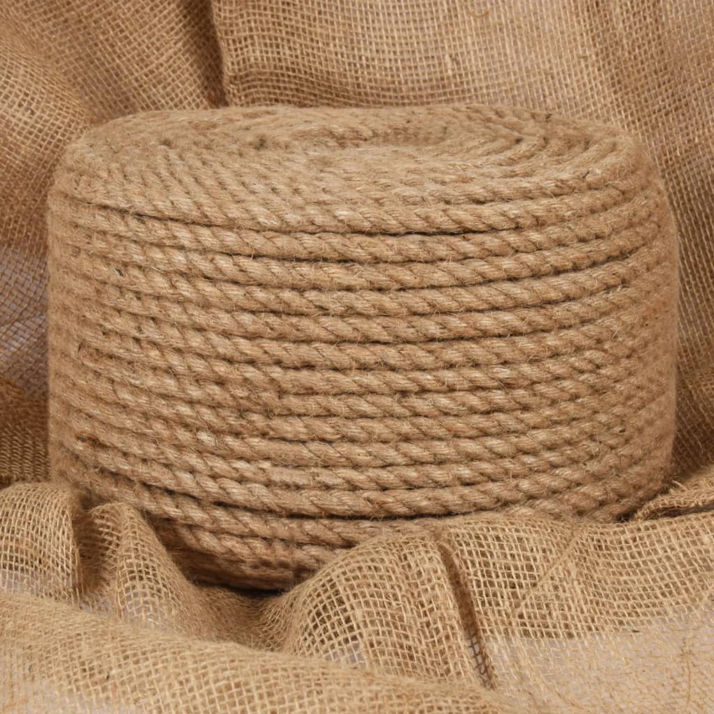 vidaXL Rope Jute Hemp Rope for Crafts Gardening Hammock Decorating 100% Jute