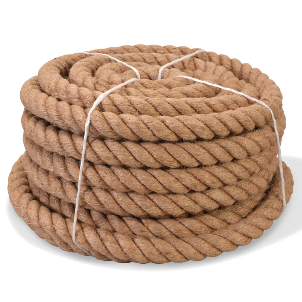 vidaXL Rope Jute Hemp Rope for Crafts Gardening Hammock Decorating 100% Jute
