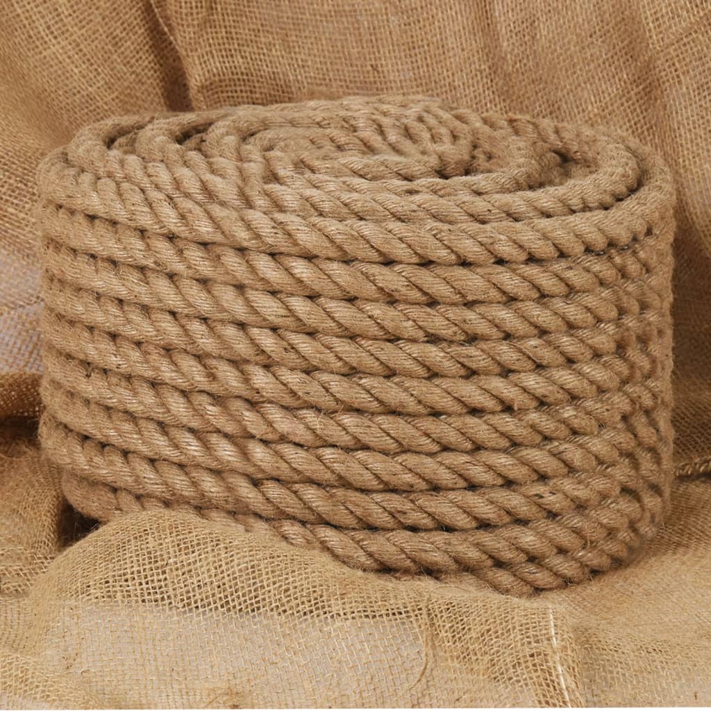 vidaXL Rope Jute Hemp Rope for Crafts Gardening Hammock Decorating 100% Jute