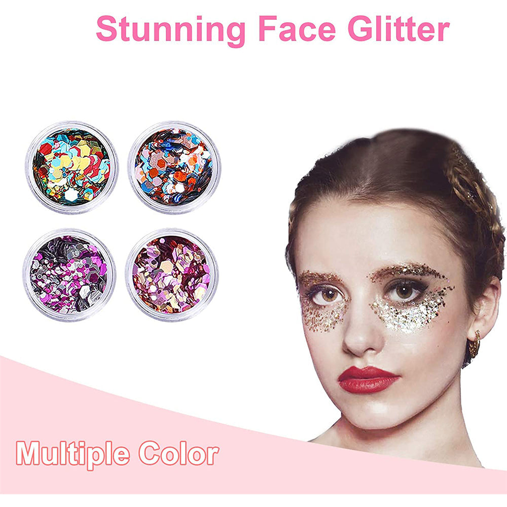 24 * 20ml Colors Glitter Pigment Debris Resin Epoxy Dream Flash Powder Crafts