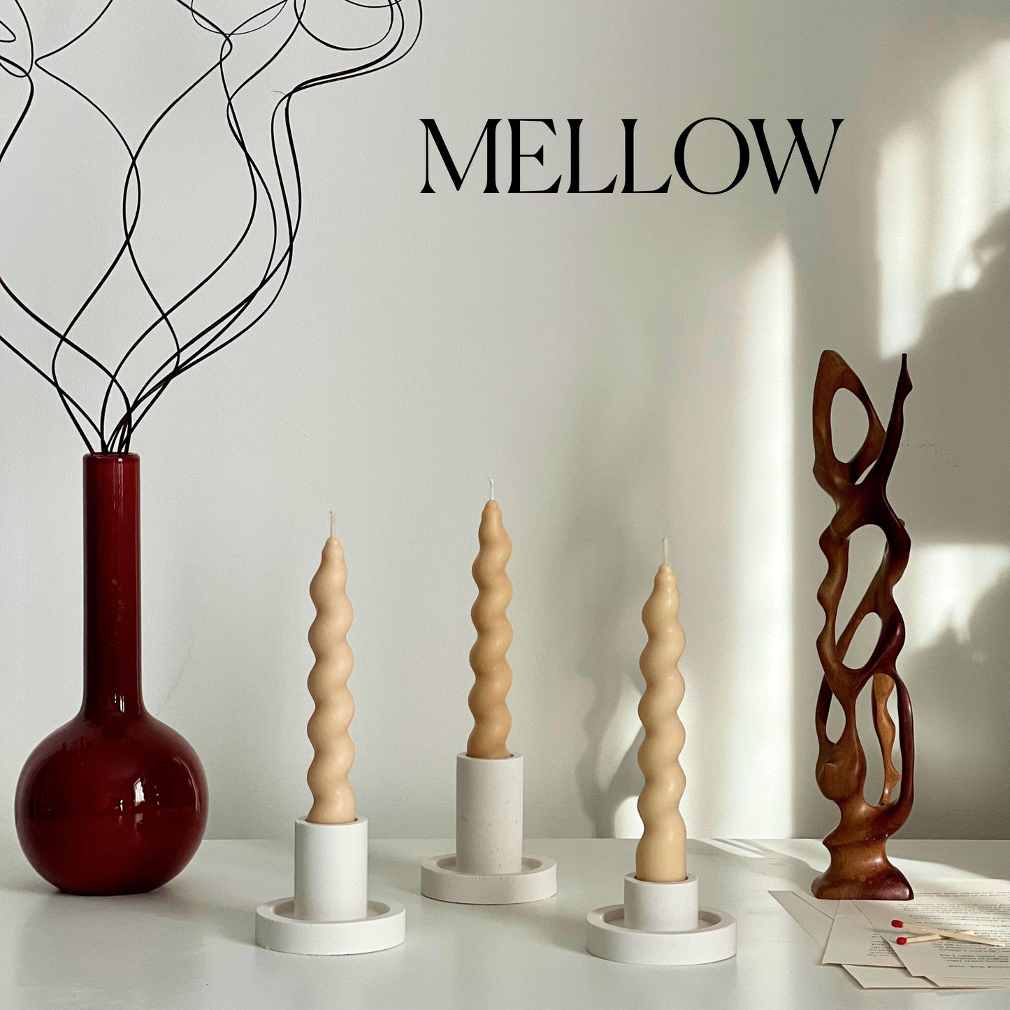 Twisted Taper Candle