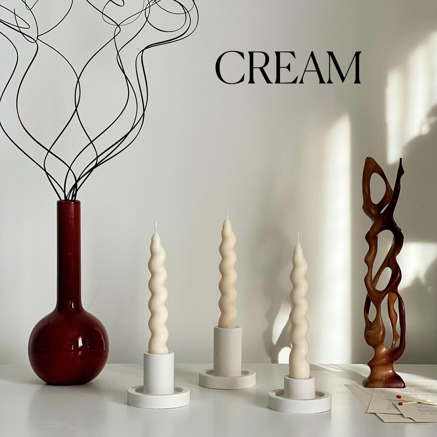 Twisted Taper Candle