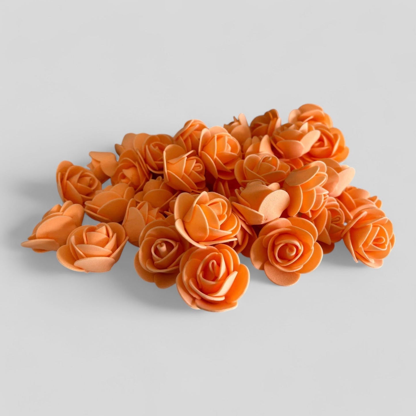 500 Pieces — 3cm Bulk Wholesale Foam Flowers for Crafts, Wedding, Shadowboxes, Gifts — Multiple Colors