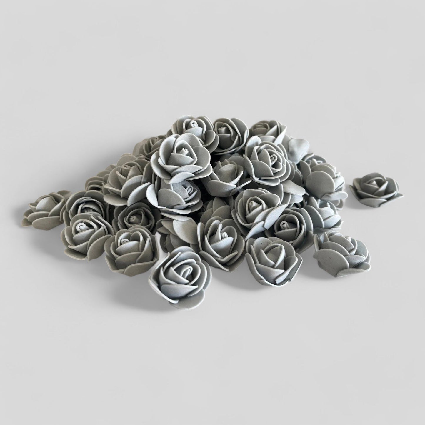 500 Pieces — 3cm Bulk Wholesale Foam Flowers for Crafts, Wedding, Shadowboxes, Gifts — Multiple Colors